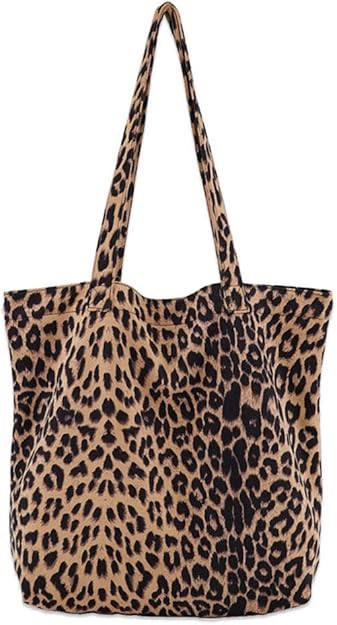 Leopard Shoulder Bag Soft & Lightweight Large Tote Purse Handbag Travel Satchel Gift for Women | Amazon (US)