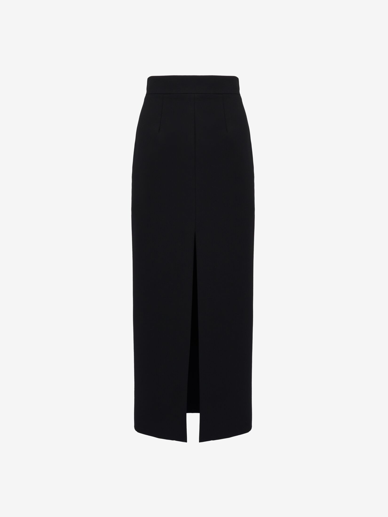 Women's Slashed Pencil Skirt in Black | Alexander McQueen