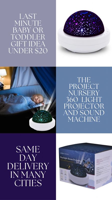 This light projector and sound machine is the perfect baby gift or a big kid gift for your little stargazer. Add a starscape to your kiddo’s room with this special light! We spotted same day shipping at time of posting, but check your own zip code to be sure!

#LTKkids #LTKbaby #LTKGiftGuide