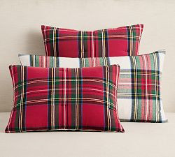 Stewart Plaid Flannel Reversible Comforter Sham | Pottery Barn (US)