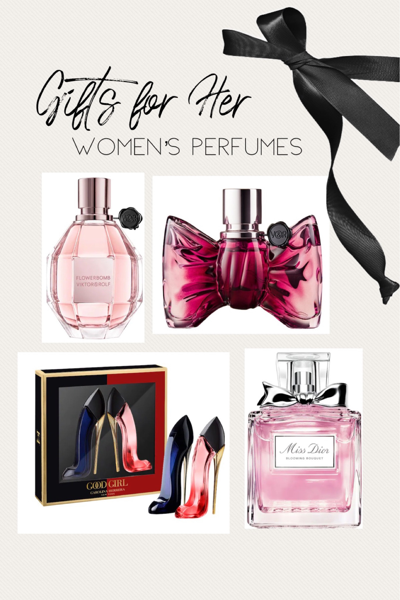 Gifts for the ladies! These are a few of my favorite perfumes, and some of my teenage daughter’s favorites. 


Gifts for her
Perfume
Gifts for teen girls
Teen girl gift ideas
LTK gift guide
Viktor and Rolf
Carolina Herrera 
Good Girl
Flower Bomb 

#LTKHoliday #LTKbeauty #LTKGiftGuide