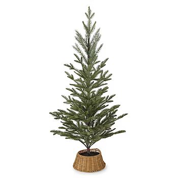 new!North Pole Trading Co. 36in Rattan Potted Christmas Tabletop Tree | JCPenney