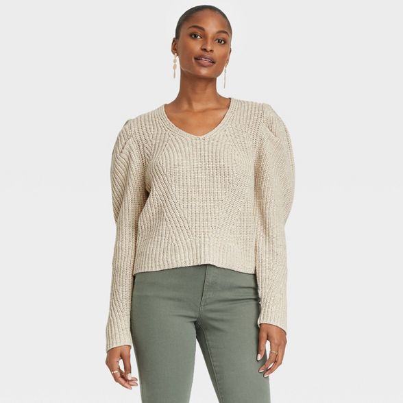 Women's V-Neck Pullover Sweater - Universal Thread™ | Target