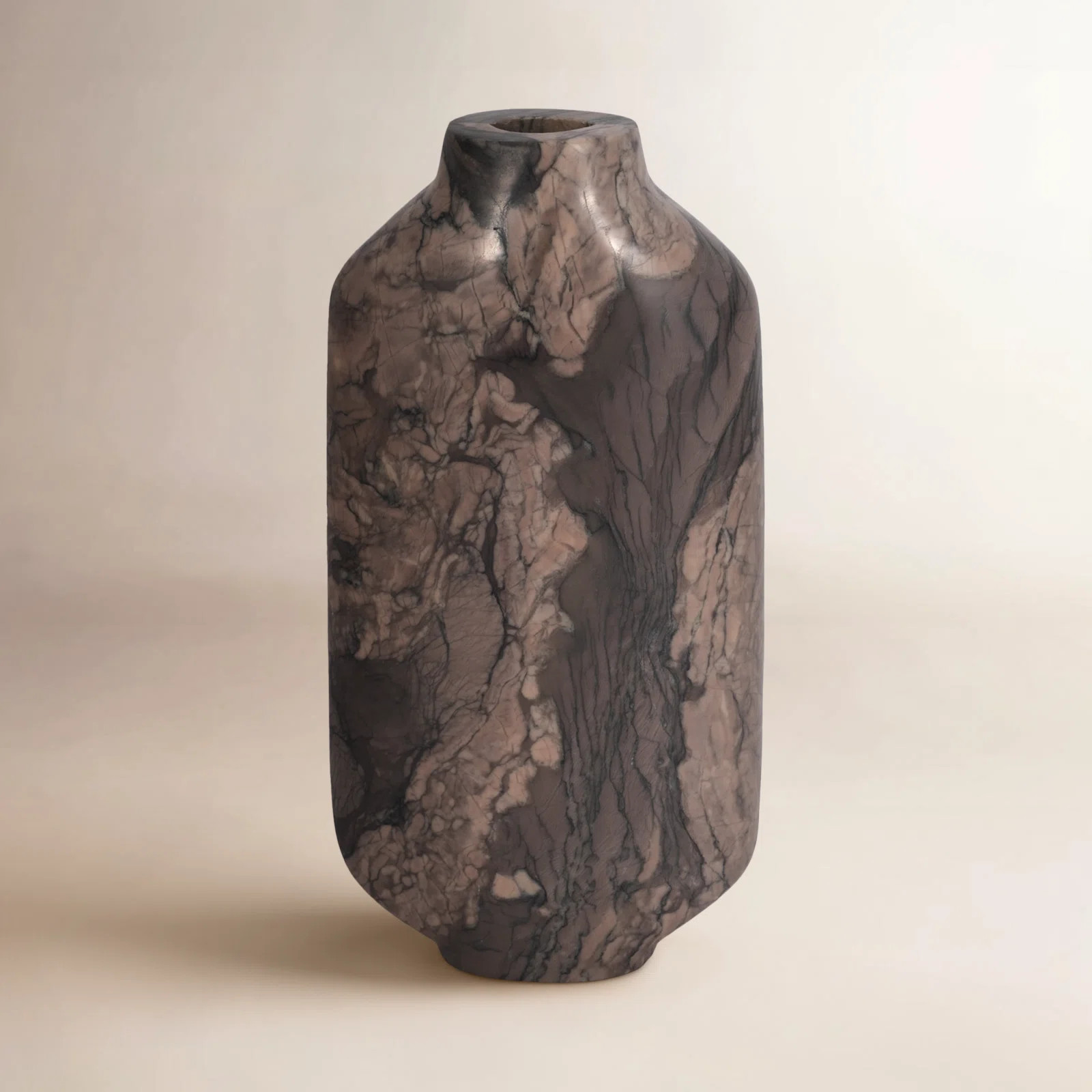 Delphinium Levanto Marbled Cylinder Contemporary Vase | Wayfair North America