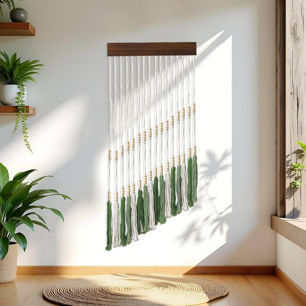 Macrame Wall Hanging, Boho Wall Decor, Home Decor - Unique Art Handmade Woven Tapestry, Bedroom L... | Amazon (US)