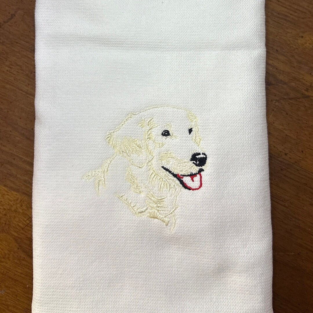 English Cream Retriever Dog Towel Gift for Dog Lover Gift for English Cream Golden Retriever Owne... | Etsy (US)