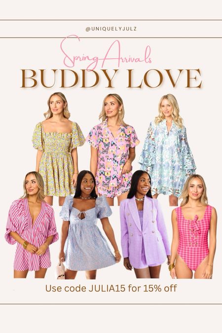 Use code JULIA15 for 15% off 
Buddy Love spring fashion
Easter dress
Vacation outfit
Family photos outfits
Swimsuit
Bridal shower outfits
Baby shower outfits 



#LTKsalealert #LTKswim #LTKSeasonal