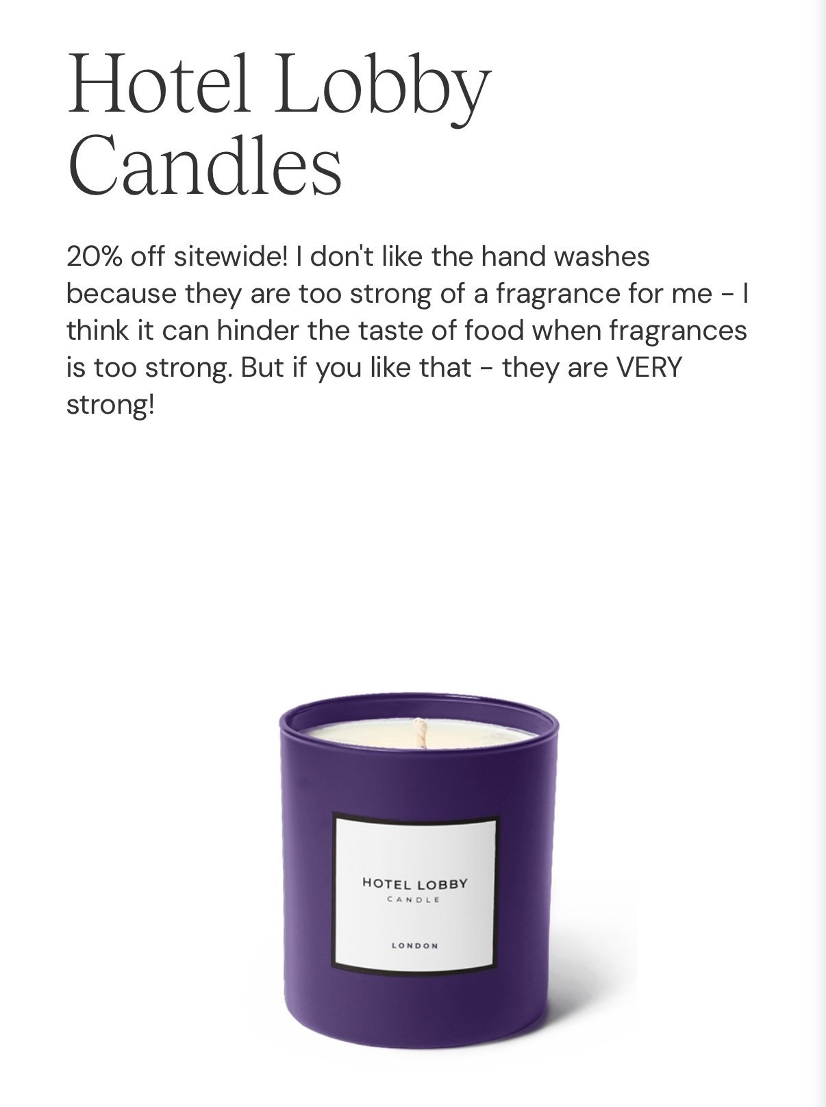 Hotel Lobby Candles are 20% off! Linking some of my favorites here — the London and the Signature are my top go-to scents.

#LTKSaleAlert #LTKHome