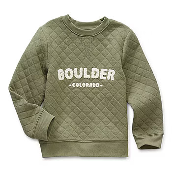 Okie Dokie Toddler Boys Crew Neck Long Sleeve Sweatshirt | JCPenney