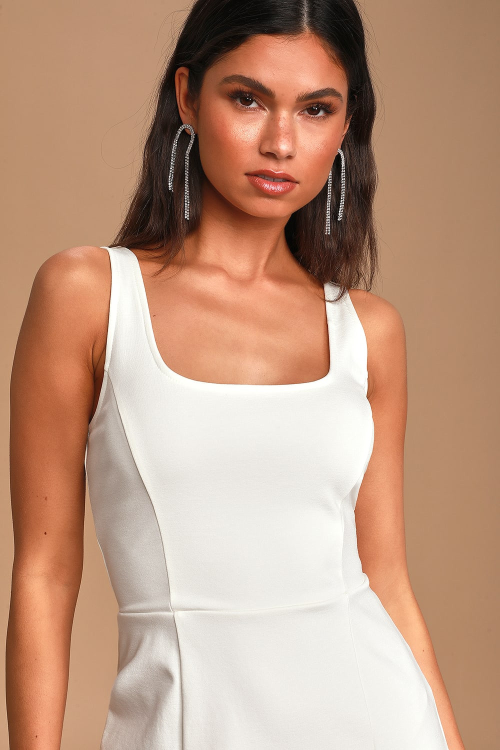 Always Admired White Sleeveless Mini Dress | Lulus (US)