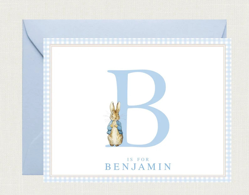 Peter Rabbit Baby Shower Thank You Cards  Peter Rabbit | Etsy | Etsy (US)