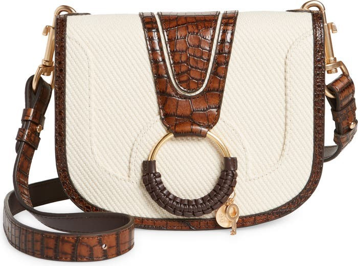 Hana Canvas & Leather Shoulder Bag | Nordstrom | Nordstrom