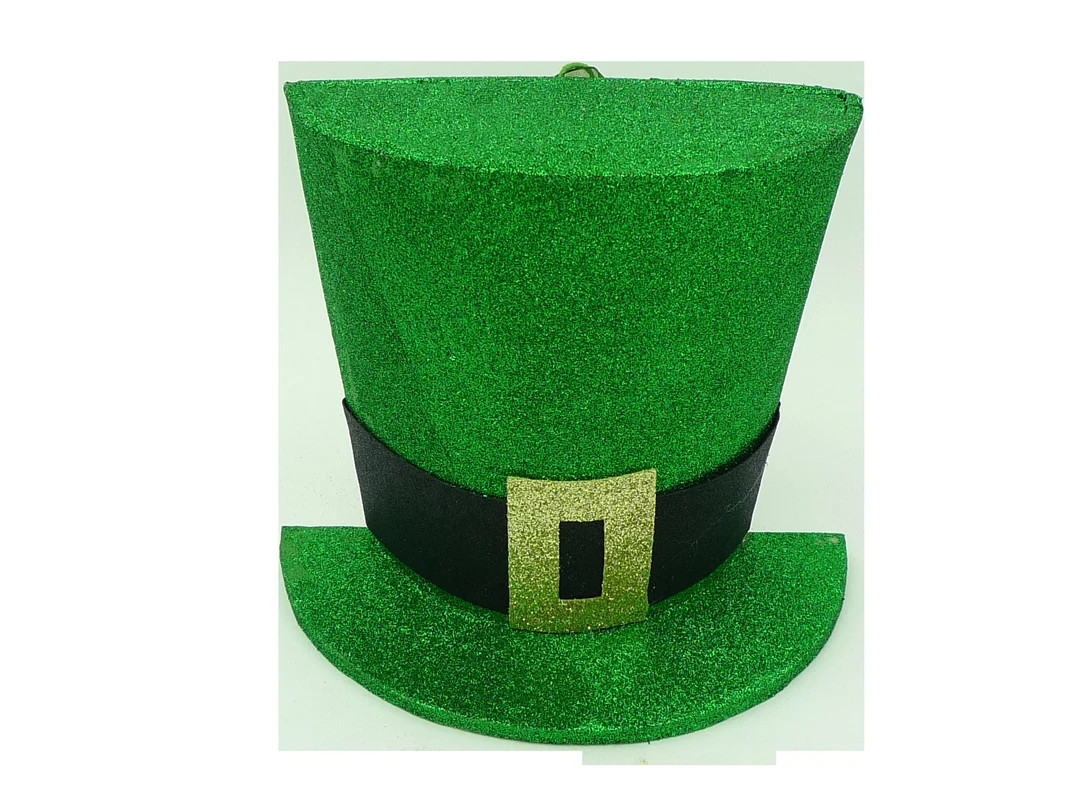 Leprechaun Top Hat Attachment St Patricks Wreath Attachment Half Top Hat 9x7.5 In - Etsy | Etsy (US)