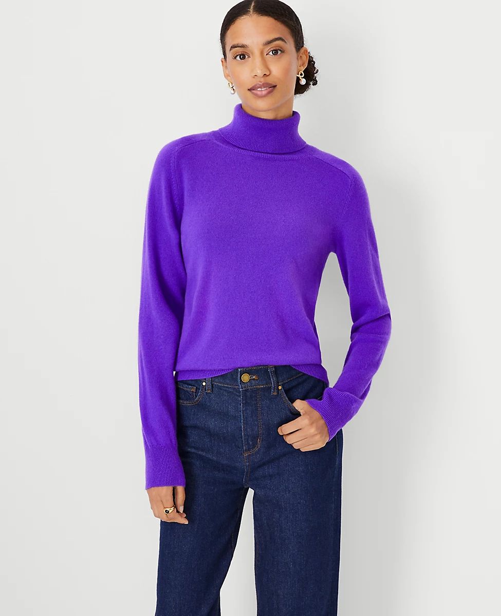 Cashmere Turtleneck Sweater | Ann Taylor (US)