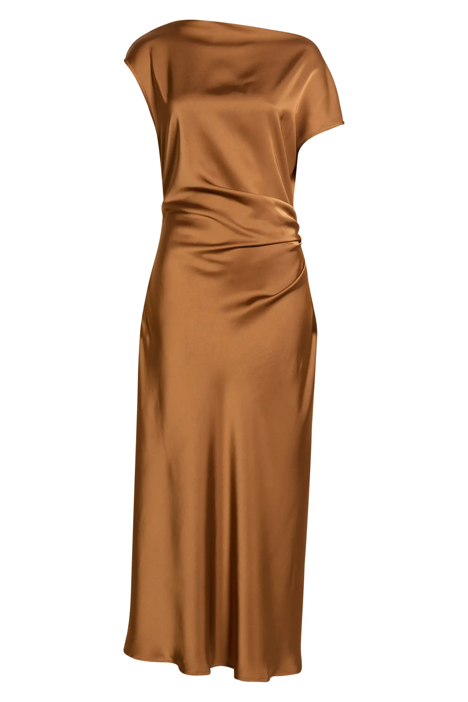 Sam Edelman Satin Bateau Neck Maxi Dress (Women) | Nordstrom | Nordstrom