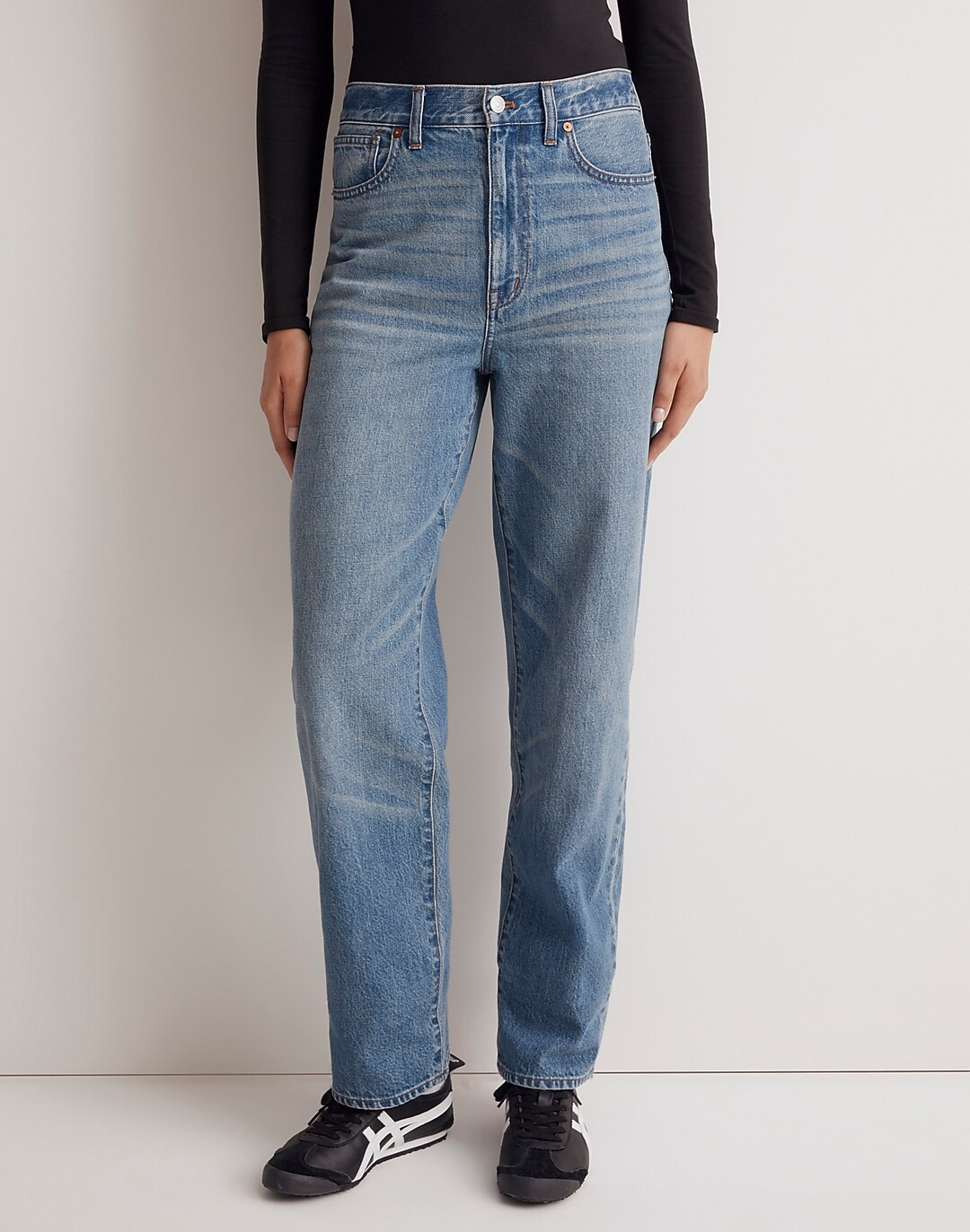 Baggy Straight Jeans in Letica Wash | Madewell