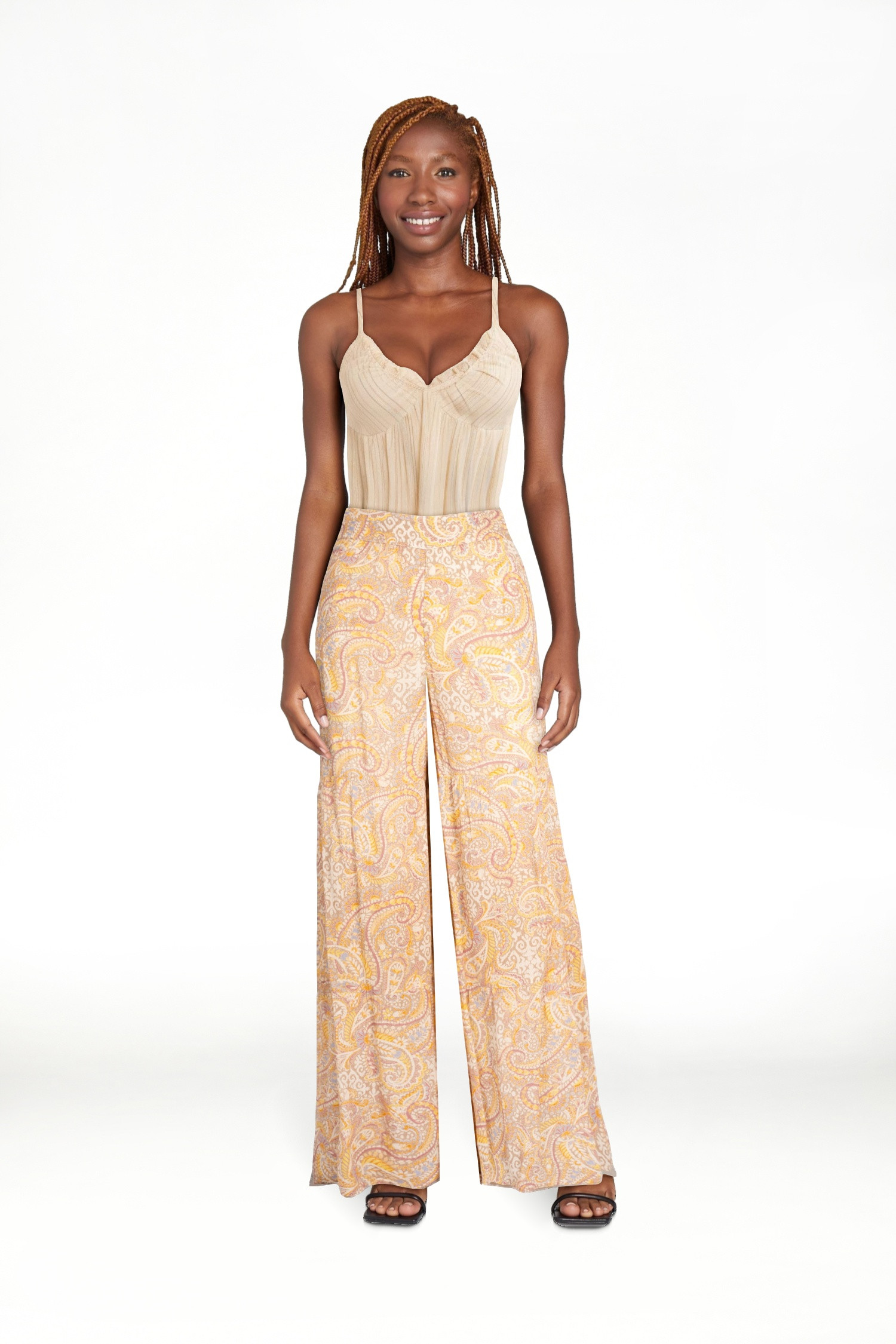 Jessica Simpson Women's Modena Wide Leg Pants, Sizes XS-XL | Walmart (US)