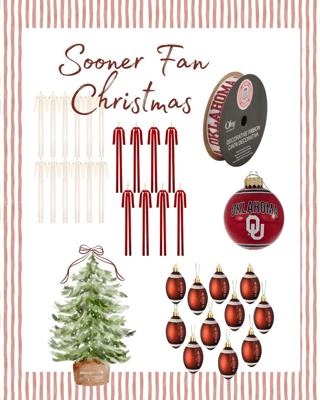 Want to create an Elevated Sooner Football Christmas Tree 🎄 ❤️

#LTKHome #LTKSeasonal #LTKHoliday