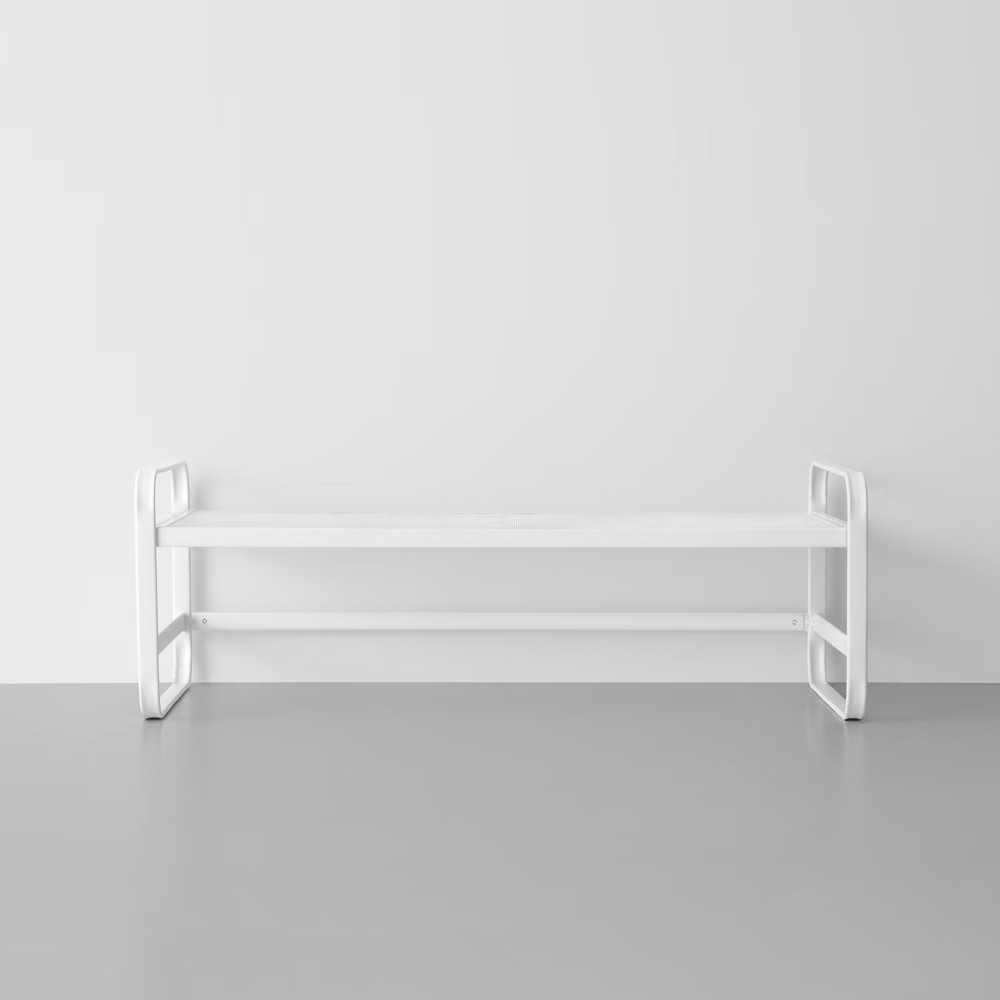 Single Tier Metal Shoe Rack White - Made By Design™ | Target