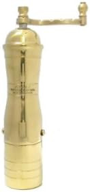 Pepper Mill Imports Athena Pepper Mill with Cup, Brass, 8" | Amazon (US)