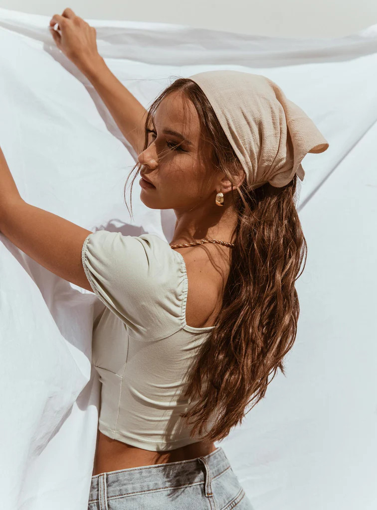 The Amalfi Headband Beige | Princess Polly US