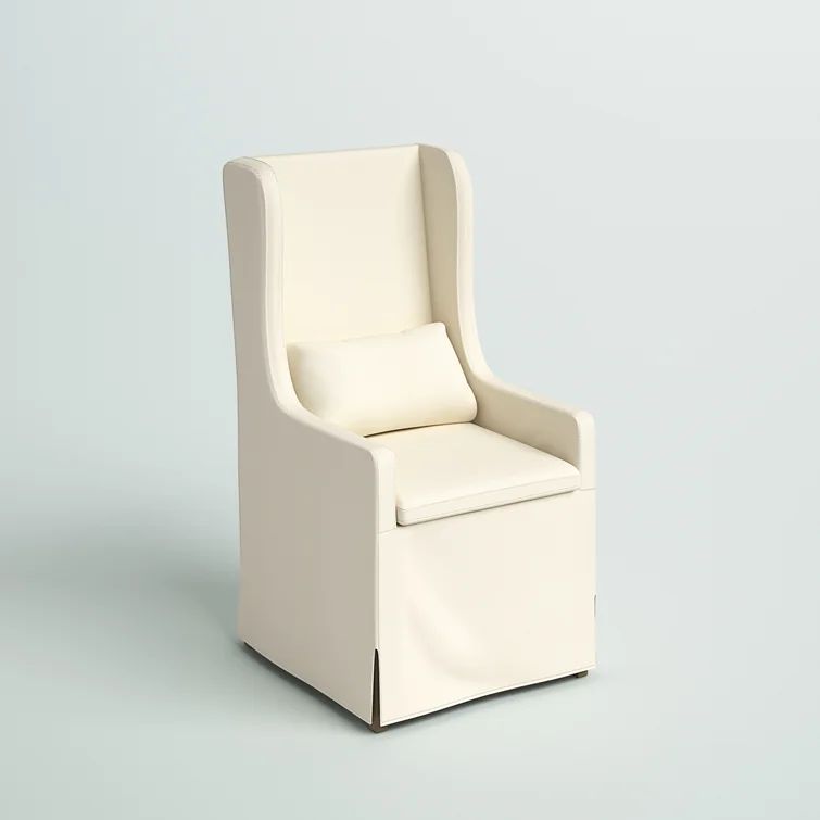 Aliceville Upholstered Slipcovered Wingback Chair | Wayfair North America