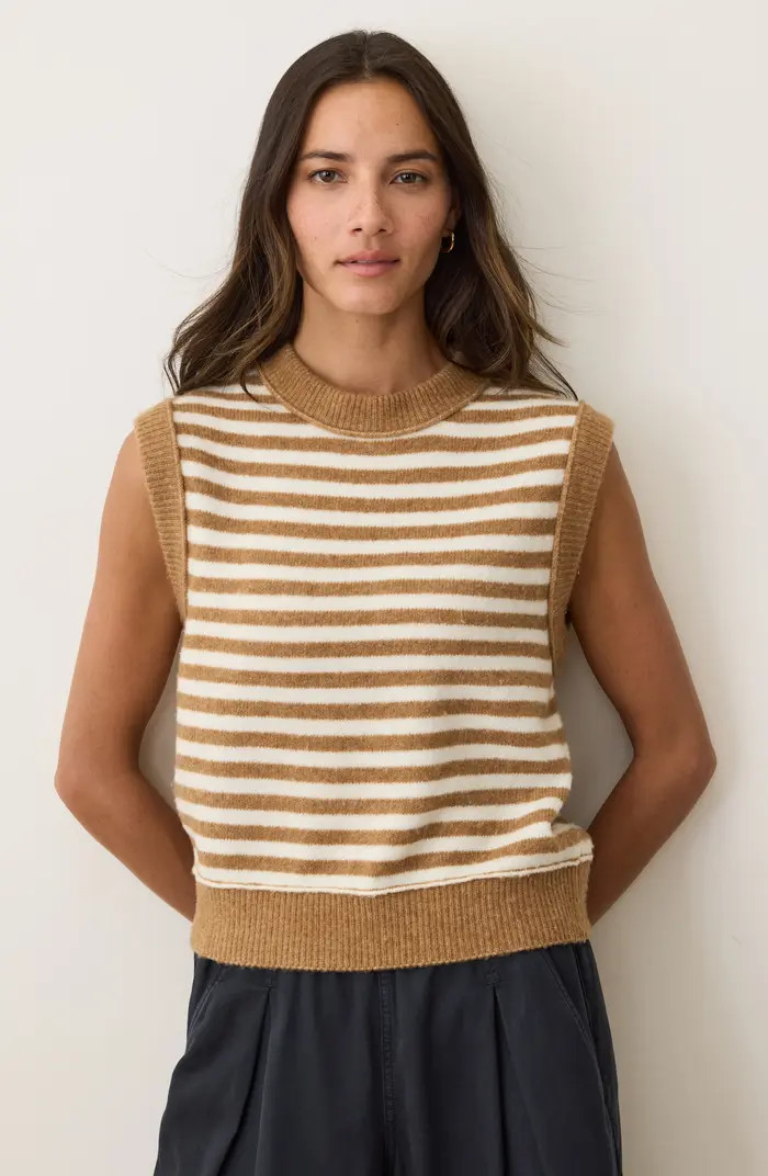 Marine Layer Sausalito Stripe Sweater Vest | Nordstrom | Nordstrom