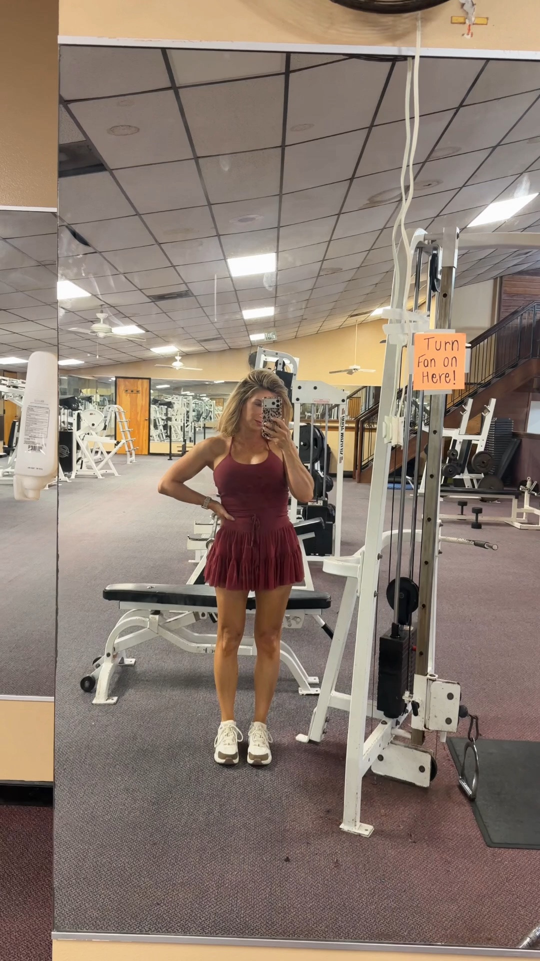 No waiting til Monday. Back in the routine on a Friday. 

Gym, workout outfits, workout tops, sneakers, tennis skirt, pickleball outfits, fitness after 40

#LTKdayinmylife #LTKfitnessgoals #LTKActive