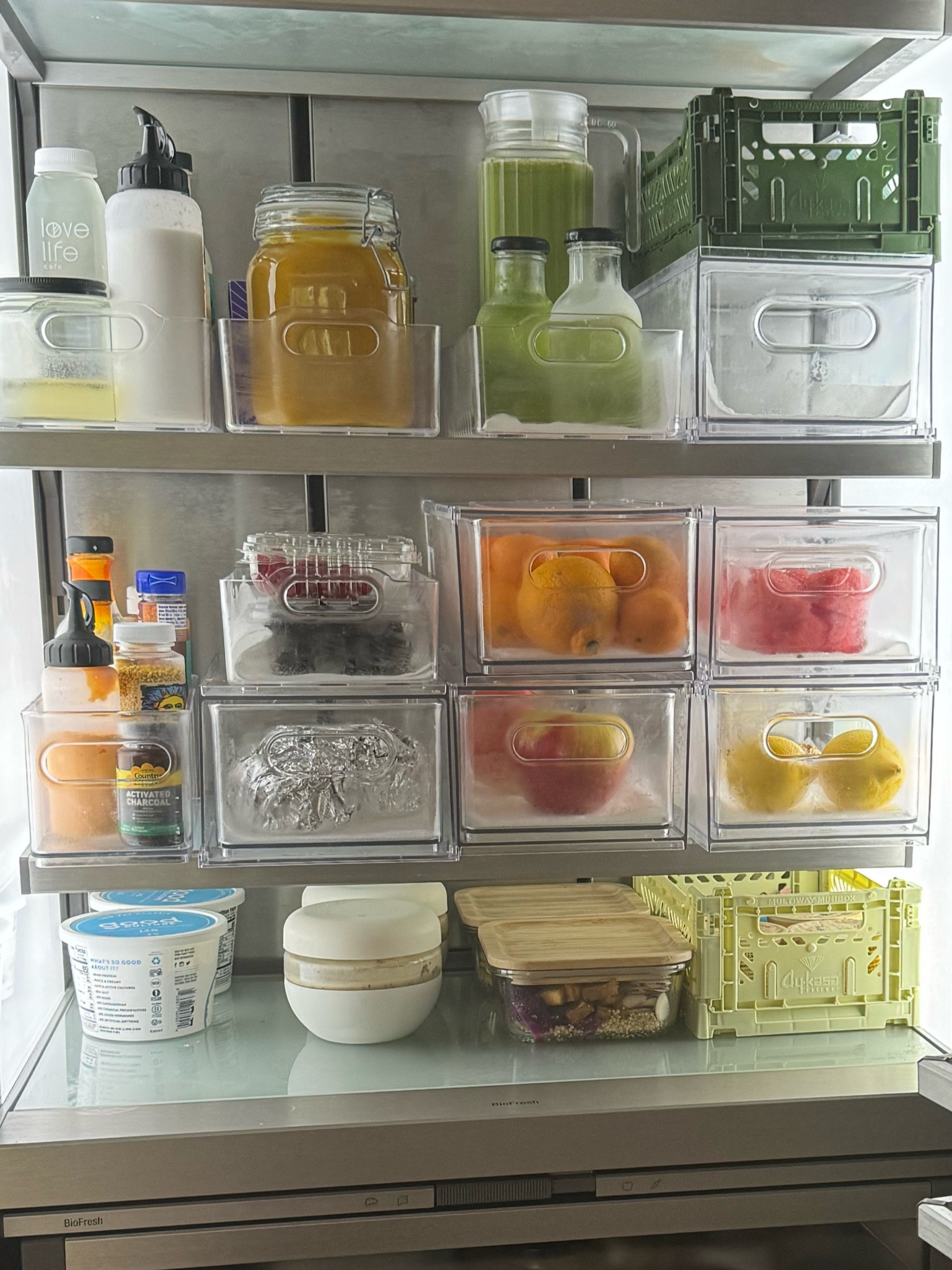 Organized fridge essentials 🍊 

#LTKhome