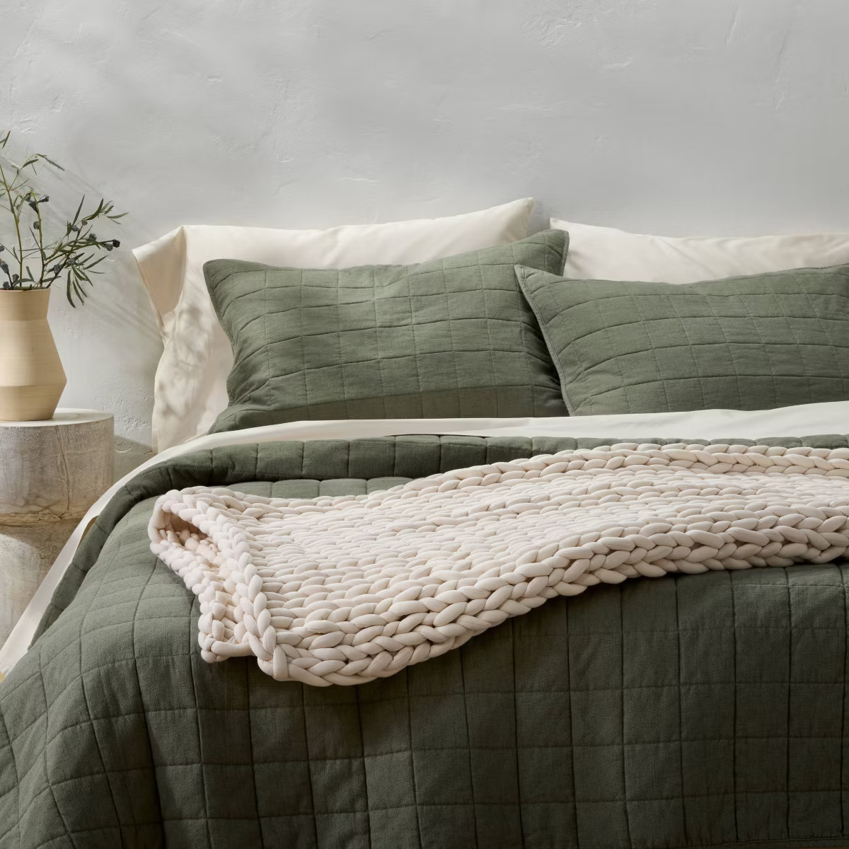 50"x70" 12lbs Solid Knit Weighted Blanket - Casaluna™ | Target