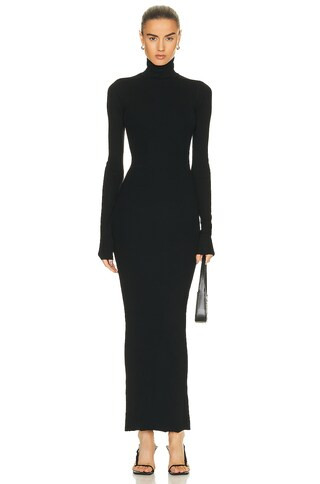 Long Sleeve Turtleneck Maxi Dress | FWRD 