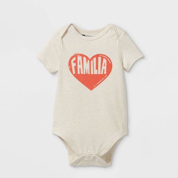 Latino Heritage Month Baby Familia Bodysuit - Oatmeal | Target