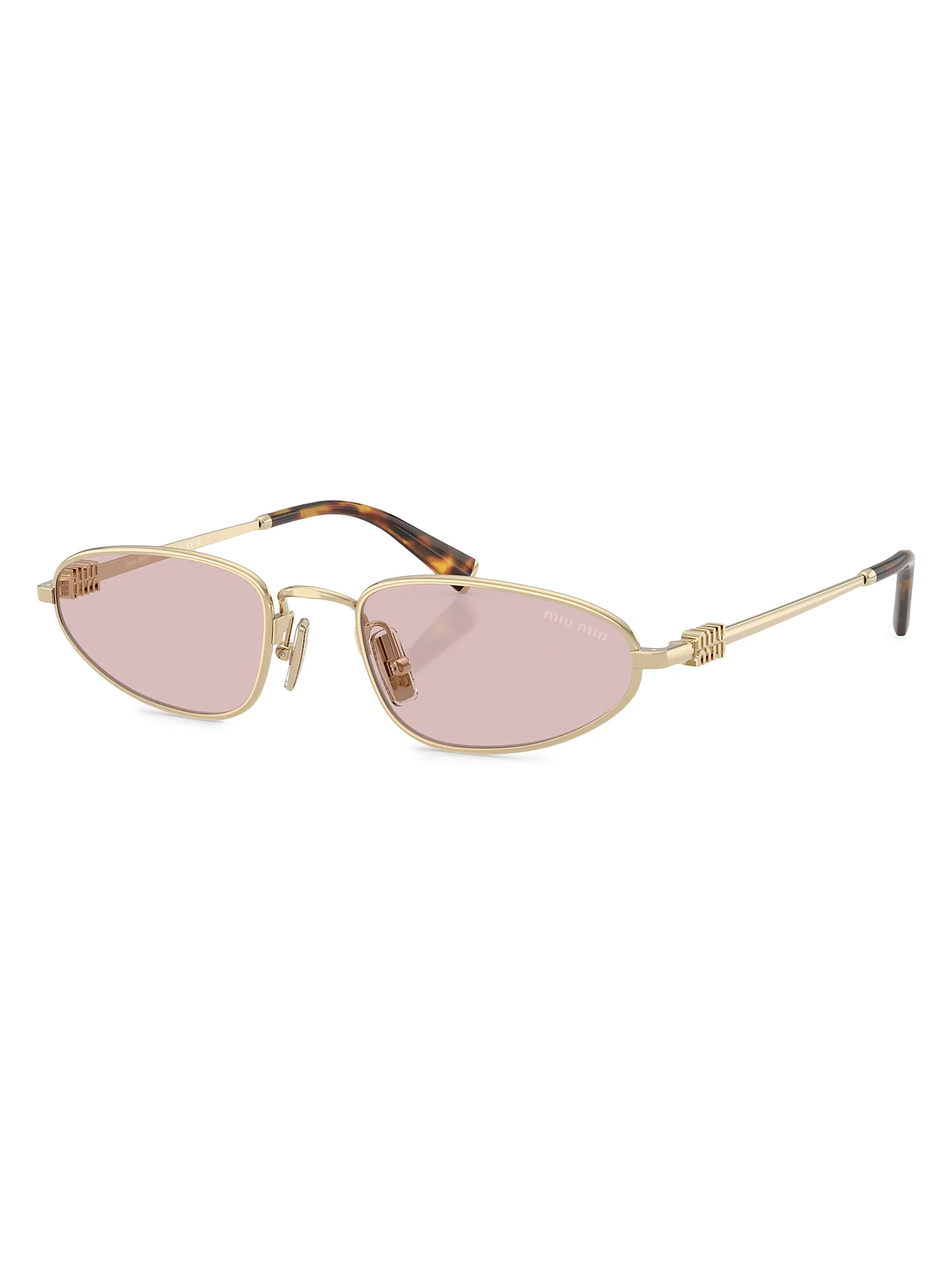 52MM Oval Sunglasses | Saks Fifth Avenue