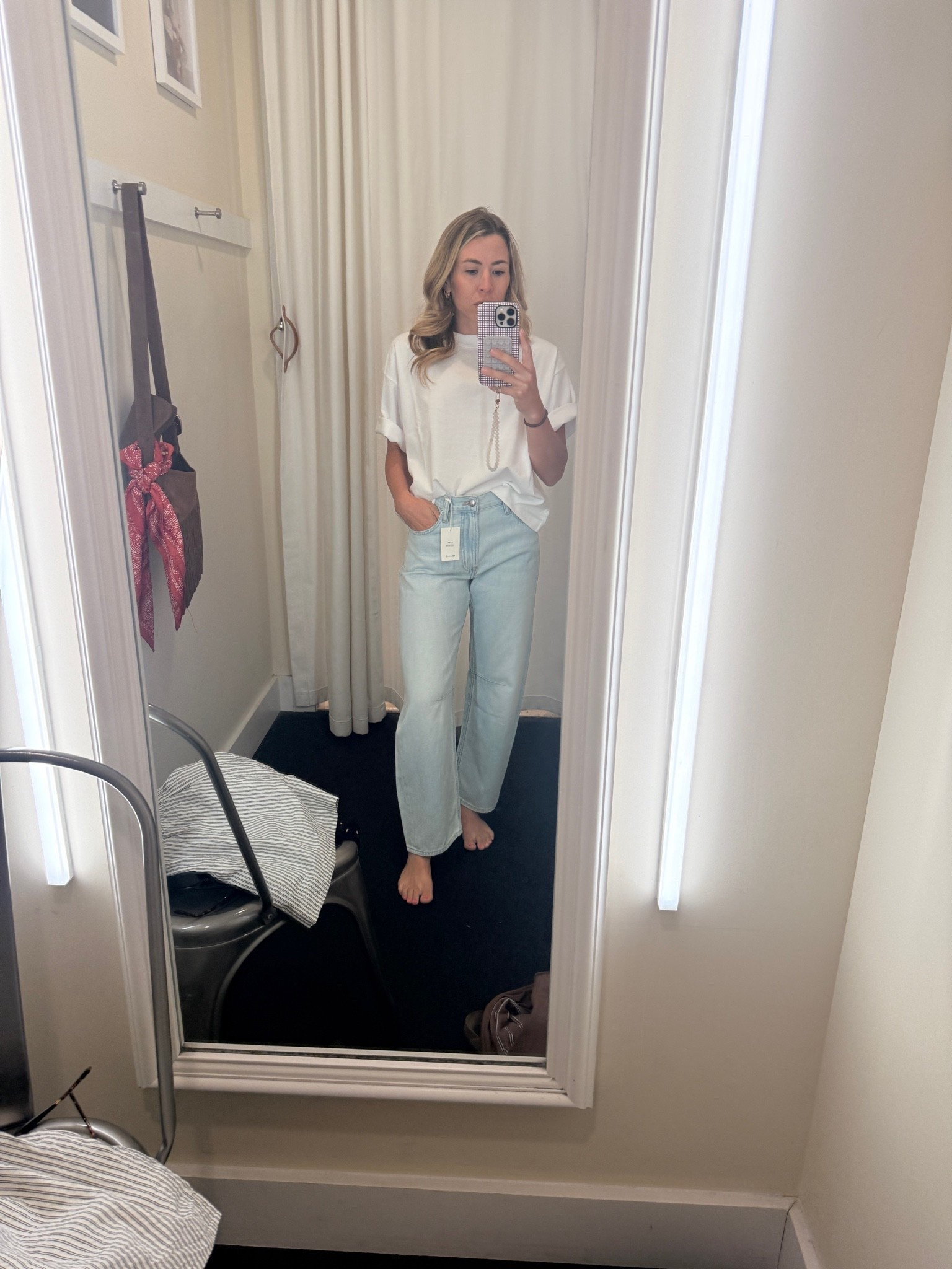 Okayyyyy these barrel jeans were a winner for this petite mama / love them so much and so flattering, even better in person! Sized up one for an oversized fit

#LTKdayinmylife #LTKPetite #LTKmomlife