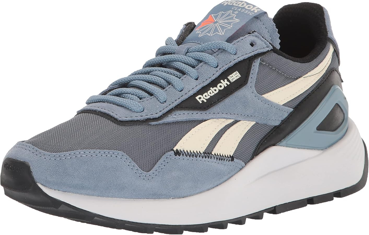 Reebok Unisex Adult Classic Leather Legacy AZ Sneaker, Blue Slate/Black/Cold Grey, 4.5 Men's / 6 ... | Amazon (US)