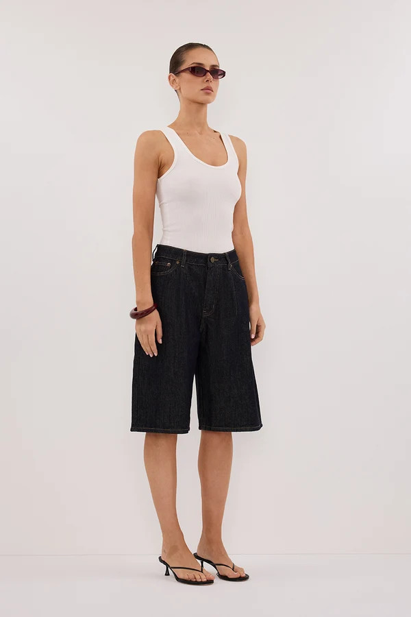 JACK RAW INDIGO DENIM BERMUDA SHORT | DISSH