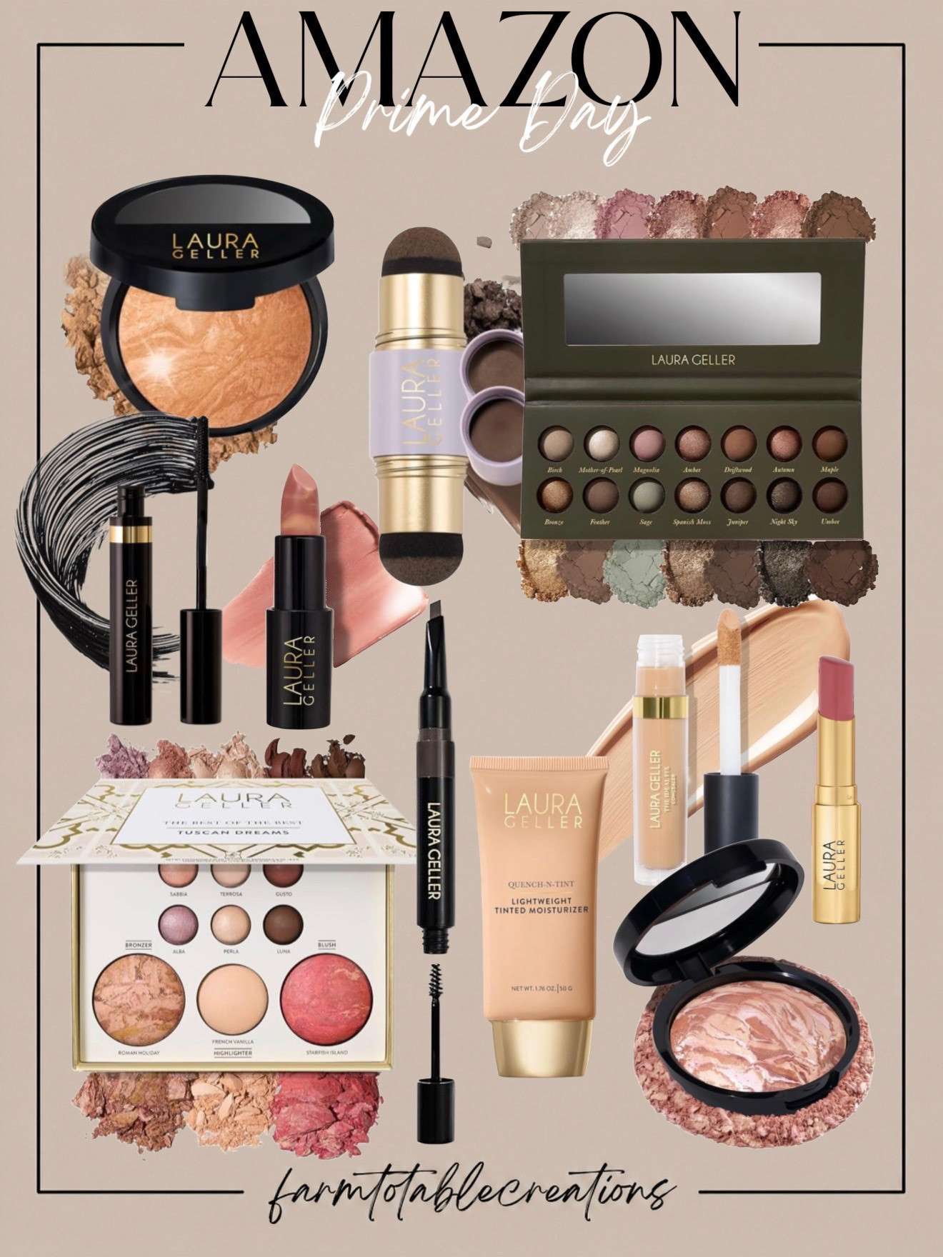 Amazon Prime Day Laura Geller Beauty Deals 💄✨

These Amazon Prime Day beauty finds are perfect if you love soft, wearable makeup with warm neutrals and easy everyday shades. From baked complexion favorites and blush to eyeshadow palettes, mascara, lip color, and tinted moisturizer, this roundup has everything for a polished makeup look without feeling overdone.

I especially love these for refreshing your makeup bag or grabbing a few beauty gifts while the Prime Day deals are live. The tones are so pretty for fall and easy to wear from daytime into evening.

Follow @farmtotablecreations on Instagram for more cozy home finds and trending decor.

#LTKBeauty #LTKSaleAlert #PrimeDay #AmazonPrimeDay #PrimeDayDeals #AmazonBeauty #LauraGeller #MakeupDeals #BeautyDeals #AmazonFinds #FallBeauty #EverydayMakeup #BeautyFavorites #AmazonDeals #AmazonMustHaves