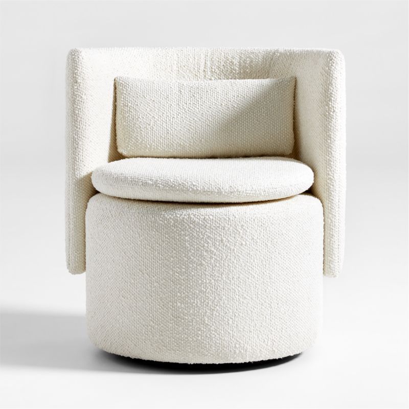 Lane Small Swivel Accent Chair | Crate and Barrel | Crate & Barrel