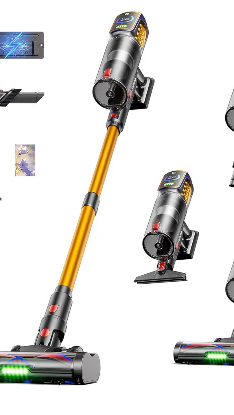 Cordless Vacuum Cleaner,55KPa 650W 65Mins Vacuum Cleaners for Home,Stick Vacuum with LED Display Anti tangle Brush and Self Standing Design,Vacuum Cleaner for Hardwood Floors,Carpet,Pet Hair,Car

#LTKHome #LTKmomlife #LTKSaleAlert
