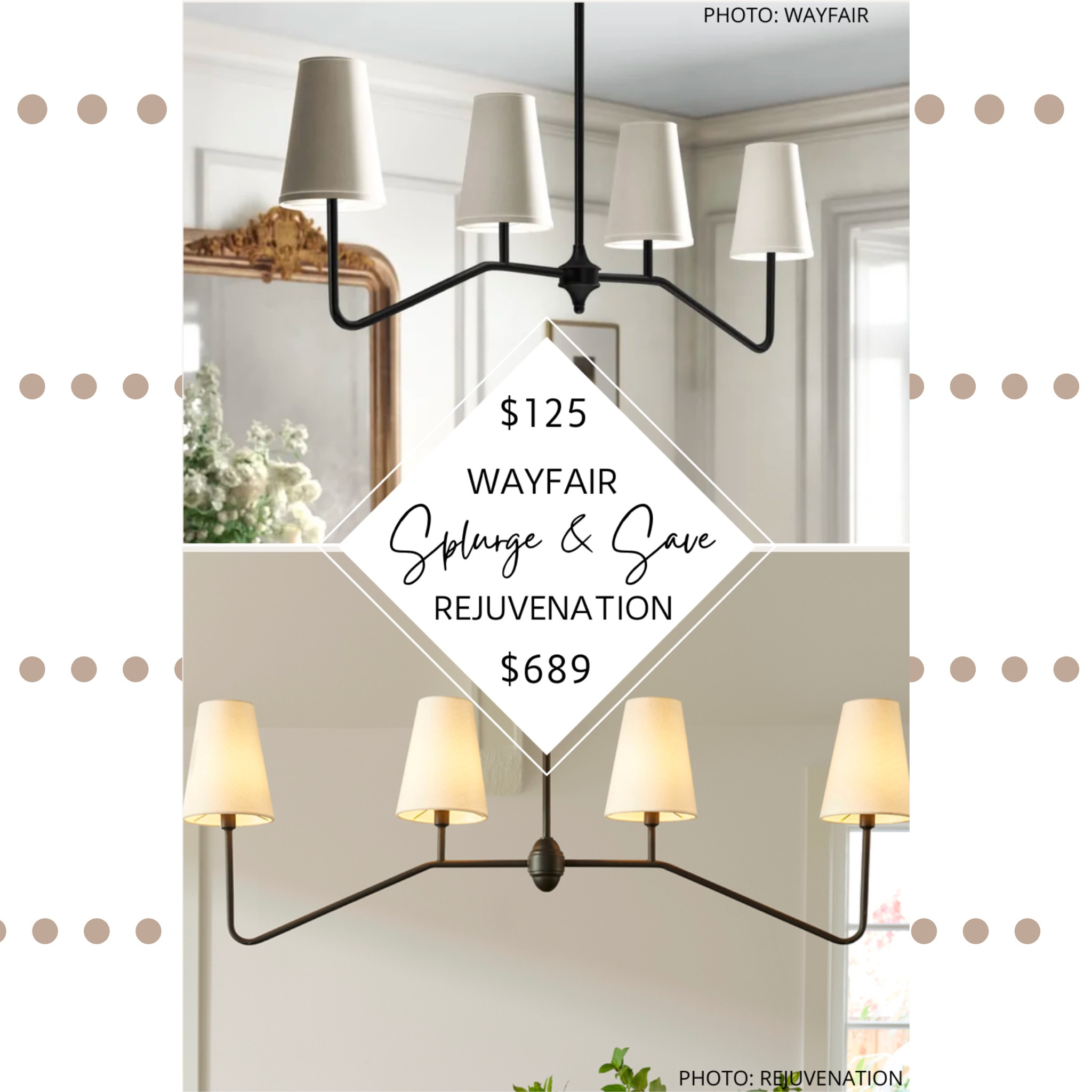 🚨New Find🚨 Rejuvenation’s Berkshire Linear Pendant is inspired by traditional American Colonial design.  It features candlestick arms, tapered linen shades, and a brass base. It’s 40” wide and comes in multiple heights/lengths and four different colour options. 

Wayfair’s Diana 4 - Light Kitchen Island Linear Pendant is also 40" wide and features a modern traditional design and shape, conical fabric shades, candle-style lights, and comes in oil rubbed bronze, brass, brushed nickel, and natural brass. 

#lighting #light #chandelier #rejuvenation #lookforless #dupe #dupes #decor #homedecor #design #copycat #kitchen #entryway #bedroom #diningroom #livingroom. Rejuvenation lighting dupe. Rejuvenation dupes. Rejuvenation Berkshire Linear Pendant dupe. Rejuvenation. Lighting. Rejuvenation Chandeliers. Look for less. Rejuvenation look for less. Entryway chandeliers. Kitchen island lighting. Dining room chandeliers. Living room chandelier. Modern traditional chandelier. Transitional chandelier. Gold chandelier. Black chandelier. 

#LTKsalealert #LTKstyletip #LTKhome