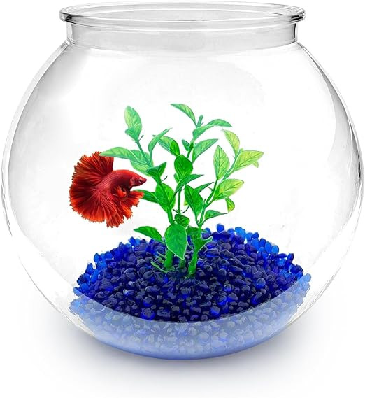 Newpol Mini Plastic Aquarium Starter Kits, Fish Tank (0.8Gallon/ 3L) | Amazon (US)