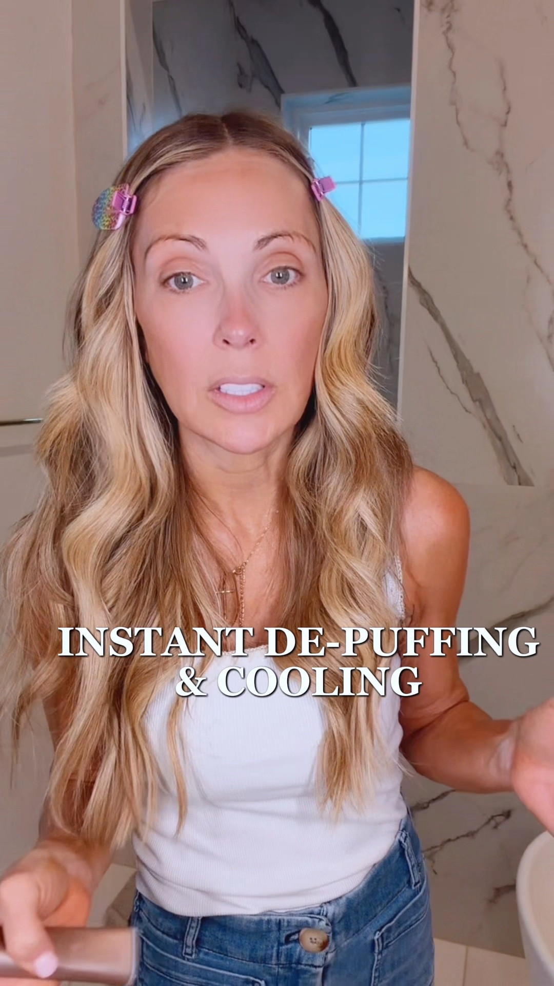 You’ve seen me use Dermaflash to remove dead skin cells but now DERMAFLASH COOL is here to instantly de-puff, contour and cool using sonic cooling technology. It also helps support lymphatic drainage, which can reduce puffiness — especially the kind that comes from allergies. Use code JENNY for 20% off.

#LTKBeauty #LTKselfcare #LTKOver40