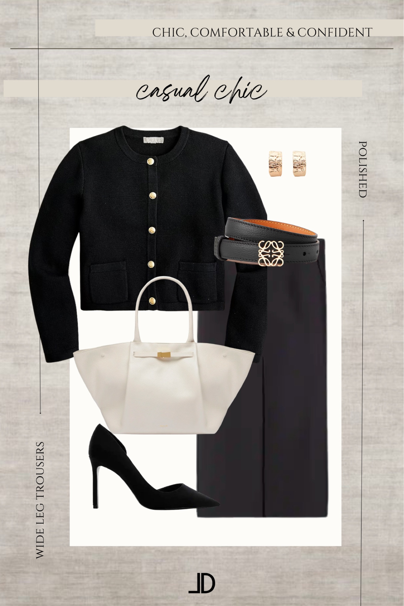 ✨Favorite for inspo later into spring.

A Celine stripe cardigan is a classic wardrobe staple that can be styled in a variety of ways for a modern chic look. Here are a few suggestions:

Pair it with high-waisted denim: A Celine stripe cardigan would look great with a pair of high-waisted jeans or denim shorts. Tuck in a simple white t-shirt and finish the look with a pair of sneakers or ankle boots.
Dress it up with a midi skirt: For a more elevated look, pair the cardigan with a flowy midi skirt and ankle boots. This look is perfect for a brunch or a dinner date.
Layer over a slip dress: Another way to wear the Celine stripe cardigan is to layer it over a slip dress. This will create a chic and effortless look that can be dressed up or down.
Mix and match patterns: If you're feeling bold, try mixing and matching patterns. Pair the Celine stripe cardigan with a printed skirt or trousers. Make sure to keep the color palette cohesive to avoid looking too busy.
Belt it: Cinch the cardigan at the waist with a belt to create a more tailored silhouette. This will give the cardigan a modern twist and help define your waist.
Overall, the key to styling a Celine stripe cardigan for a modern chic look is to keep it simple and classic while adding your own personal touch.

🥂Remember, always wear what makes you feel confident and comfortable while still being yourself.

"Helping You Feel Chic, Comfortable and Confident." -Lindsey Denver 🏔️ 


#LTKworkwear #LTKunder50 #LTKstyletip