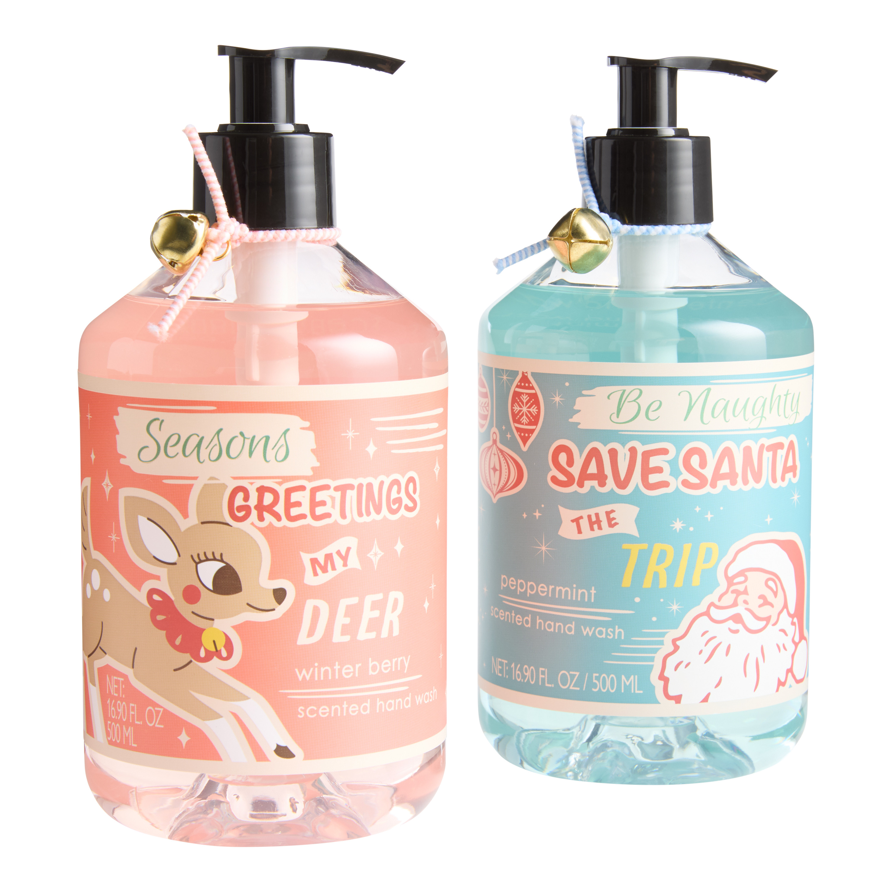 A&G Retro Bell Holiday Liquid Hand Soap | World Market