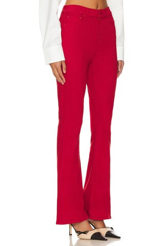 MOTHER High Waisted Weekend Skimp in Haute Red from Revolve.com | Revolve Clothing (Global)