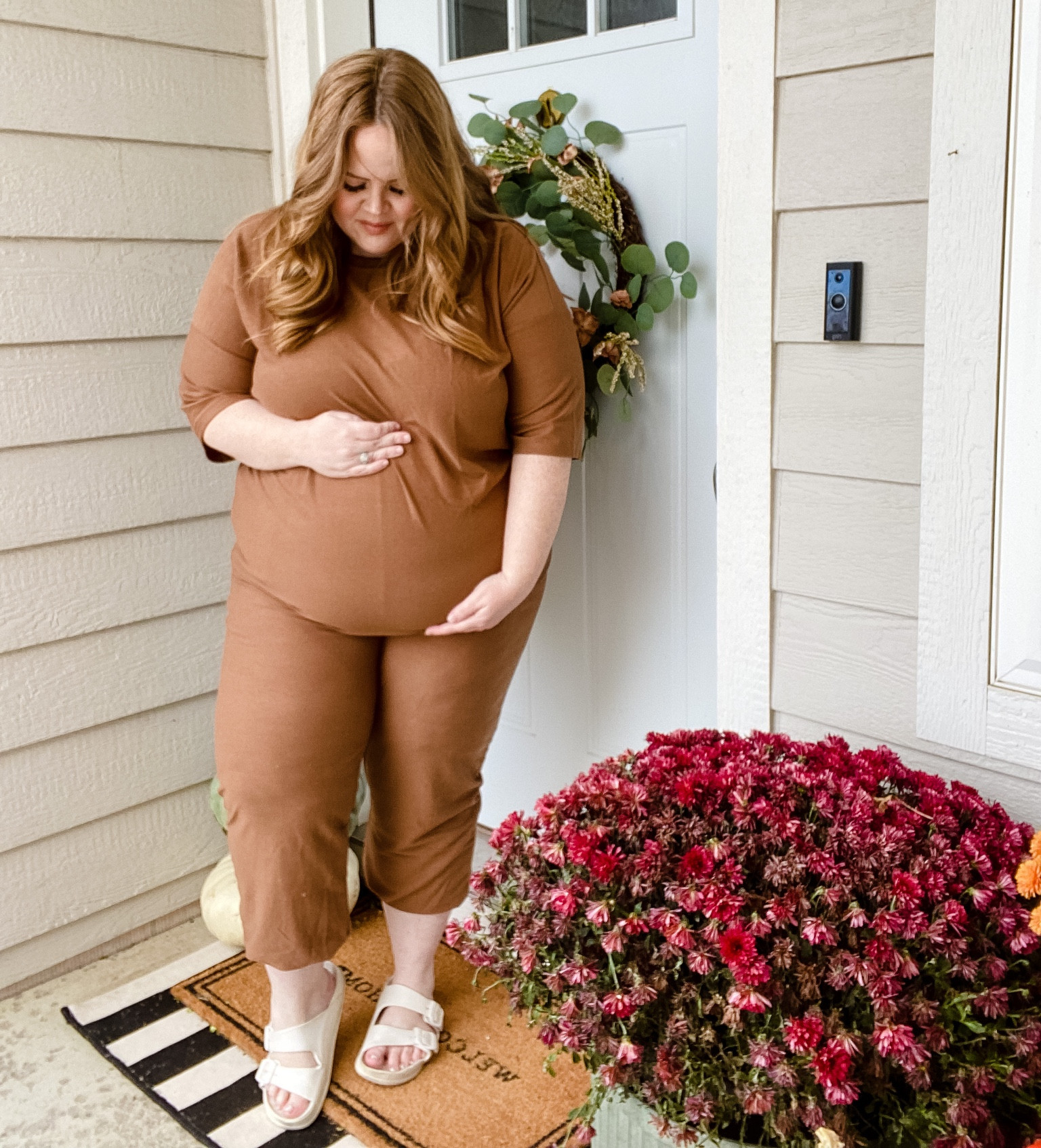 Fall maternity plus loungewear. My uniform for the next few months! 

Fall outfit ideas, maternity loungewear, plus size outfits, plus size loungewear, comfy outfits, lounge set, plus-size lounge set, pink blush, LTK curves 

#LTKstyletip #LTKbump #LTKfit
