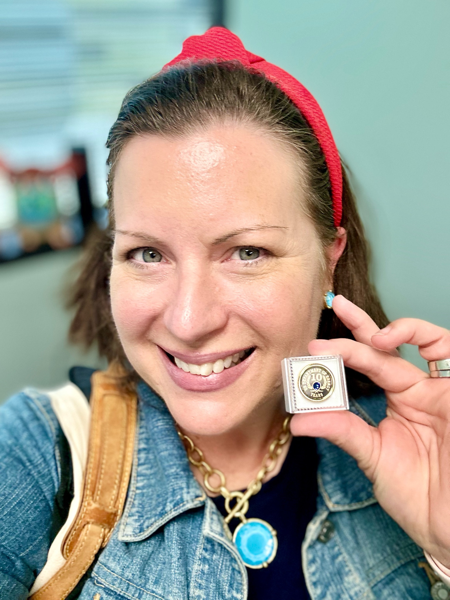 I’ve spent my entire career as a federal employee! I retired from the military after serving 20 years and I received my 10 year pin today from The Department of Energy💡🫶🏻💗🩷

#LTKplussize #LTKover40 #LTKfindsunder50