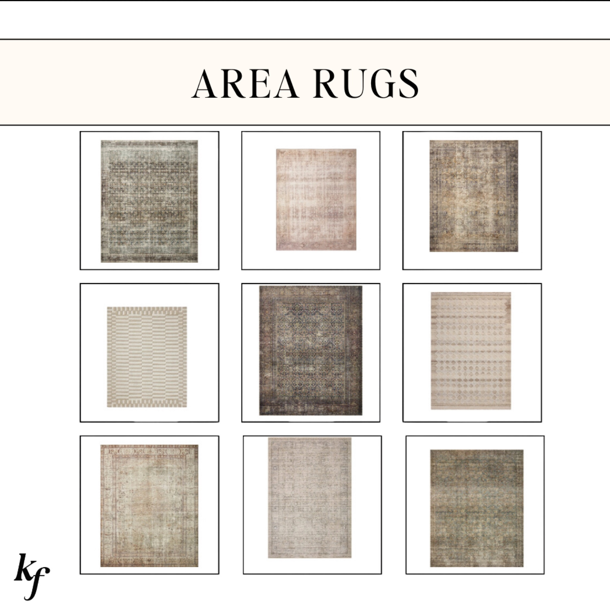 Area rugs for your home!