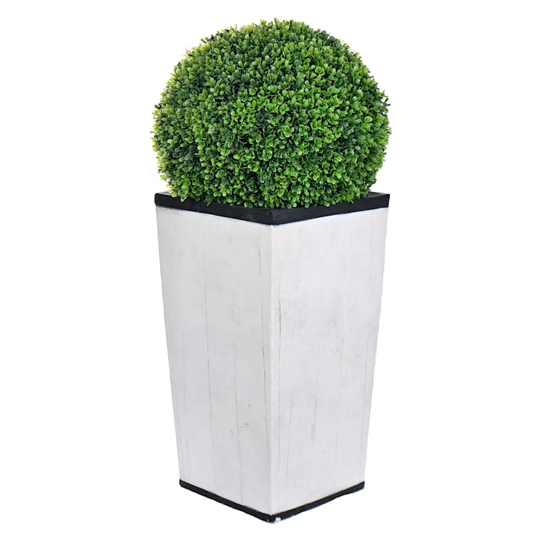 Topiary Ball in Grey Pot, 34" | At Home