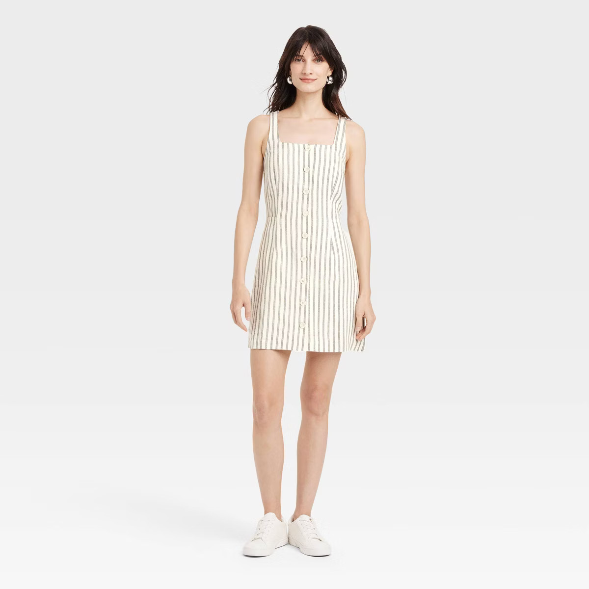 Women's Linen Mini Vest Dress - A New Day™ | Target